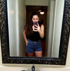 ❤Weekend SALE Pacsun mom shorts LA striped denim